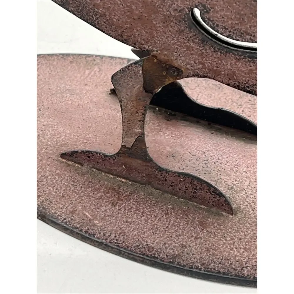 Target Brand 2008 Small Metal Quail 7”x7” Outdoor Decor Home Rustic Farmhouse